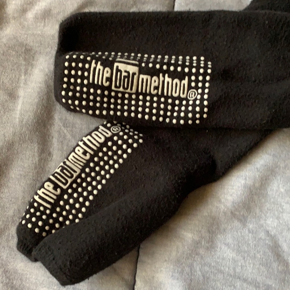 Bar Method leg warmers.